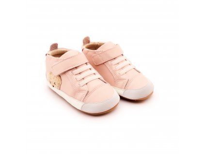 Celoroční barefoot tenisky Oldsoles Ted - Powder Pink