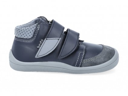 24384 barefoot kotnikova obuv s membranou beda luc s velurovym okopem 2 1