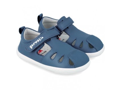 Kožené barefoot sandálky Garvalín Sauvage - Petrol