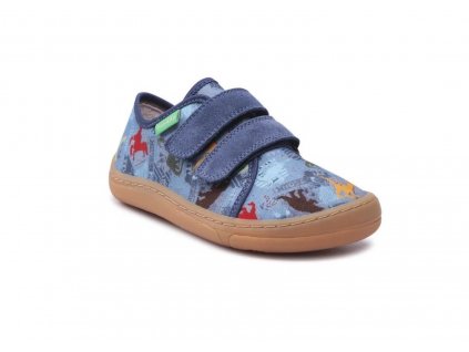 Froddo plátěné barefoot tenisky Canvas - Dark Denim