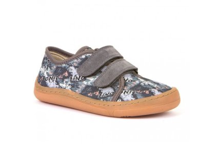 Froddo plátěné barefoot tenisky Canvas - Light Grey