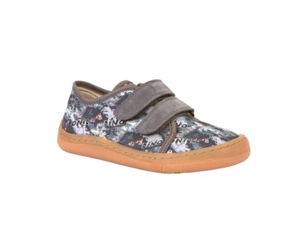 Froddo plátěné barefoot tenisky Canvas - Light Grey
