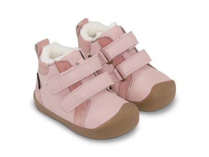 Bundgaard zimní barefoot boty Bloom Tex - Old Rose