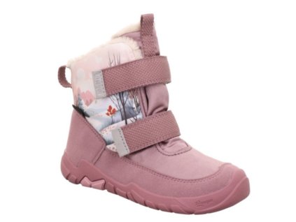 Zimní sněhule s membránou Superfit - Lila/Rosa