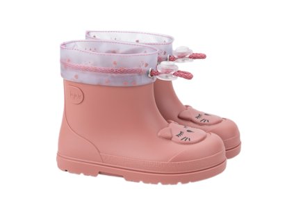Nízké barefoot holinky Igor s kočičkou - Rose