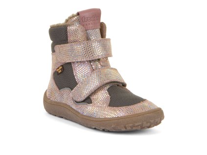 Zimní Barefoot boty Froddo Tex winter - Pink Shine