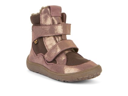 Zimní Barefoot boty Froddo Tex winter - Pink/Gold