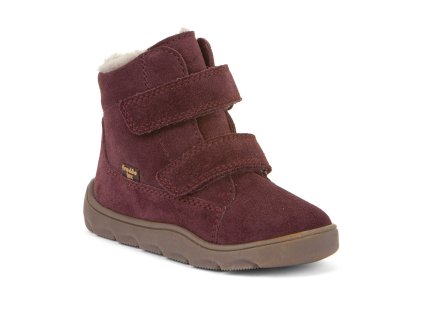 Zimní Barefoot boty Froddo Zeru Tex Furry - Bordeaux