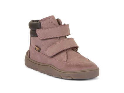 Celoroční barefoot boty Froddo Zeru Tex - Dark Pink