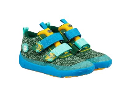 Barefoot celoroční boty s membránou Affenzahn Low Boot Knit - Creative Bear