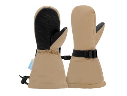 Nepromokavé zimní rukavice do sněhu - Soft Brown
