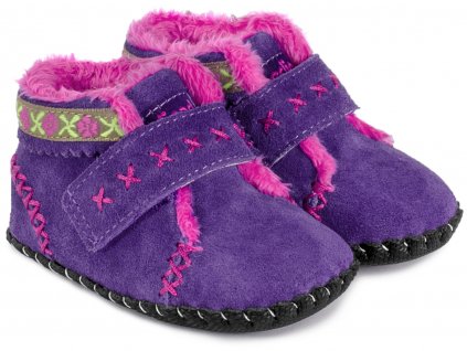 První botičky Pediped - Rosa Purple