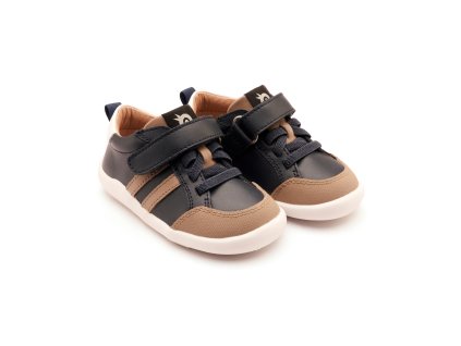 Barefoot tenisky Oldsoles Bowler Ground - Navy/Traupe