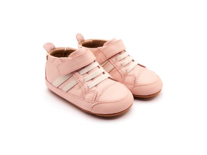 Capáčkové barefoot tenisky Oldsoles High Roller - Powder Pink/Sporco