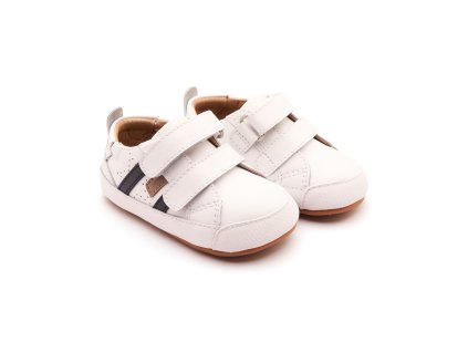 Capáčkové barefoot tenisky Oldsoles Baby Bounce - Snow