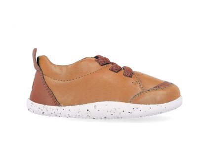 Bobux capáčkové tenisky - Sport Caramel + Mocca Bisque