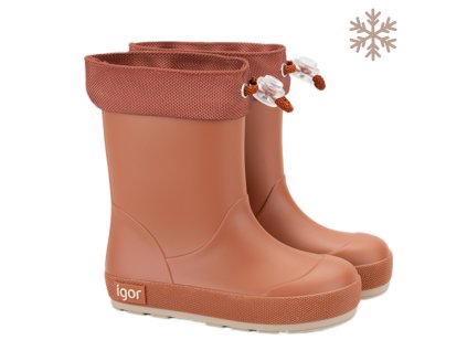 Zateplené vysoké barefoot holinky - Teja