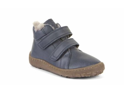 Zimní barefoot boty Froddo winter furry - Dark Blue II