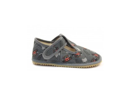 Barefoot dětské bačkory Beda W - Grey Formula