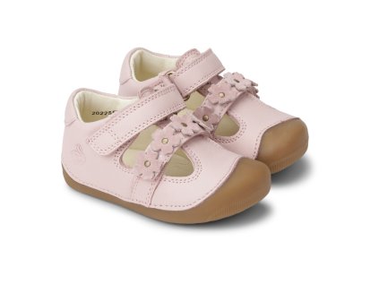 Barefoot Bundgaard sandály - Petit summer flower Old Rose