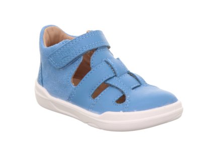 Letní barefoot sandálky Superfit Nappa - Light Blau