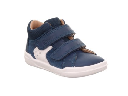 Celoroční barefoot boty Superfit - Blau/Weiss
