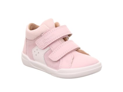 Celoroční barefoot boty Superfit - Rosa /Weiss