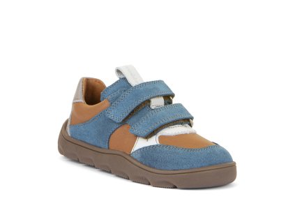 Froddo nízké celoroční barefoot kožené boty Zeru Spring - Grey/Blue