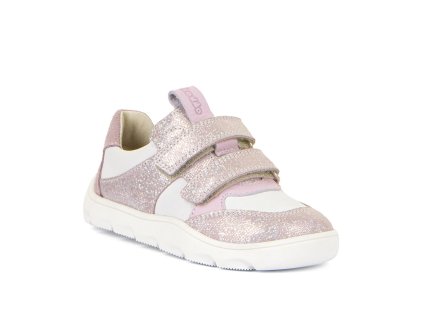 Froddo nízké celoroční barefoot kožené boty Zeru Spring - White/Pink