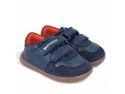 Kožené barefoot tenisky Garvalín - Ocean