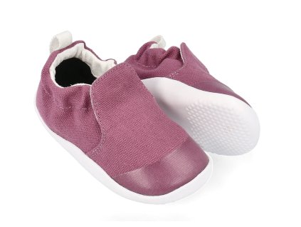 Barefoot první botičky - Bobux Scamp Organic Mauve Haze
