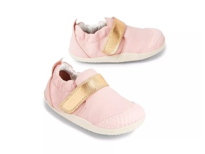 Barefoot první botičky - Bobux Xplorer Go Ballet Pink-Gold