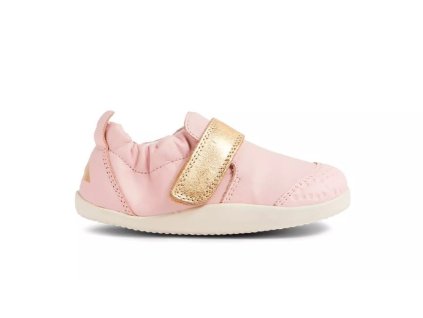 Barefoot první botičky - Bobux Xplorer Go Ballet Pink-Gold
