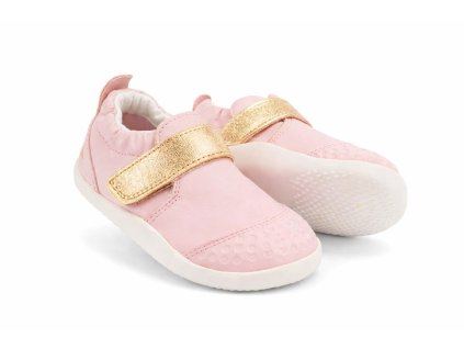 Barefoot první botičky - Bobux Xplorer Go Ballet Pink-Gold