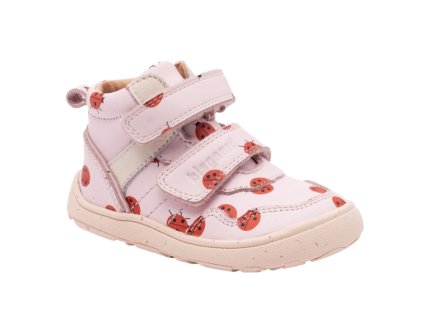 Celoroční boty Bisgaard barefoot becky - Lady bugs