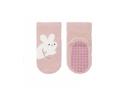 Protiskluzové ponožky se zvířátkem - Rose Bunny