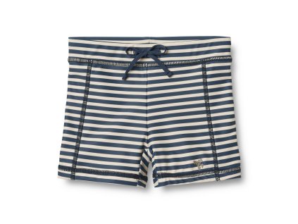Plavecké UV šortky Wheat Ulrik - Blue Stripe