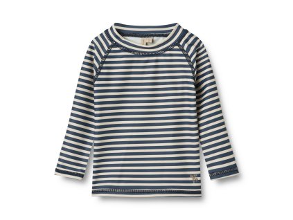 UV triko s dlouhým rukávem Wheat Dilan - Blue Stripe