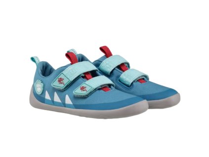 Barefoot tenisky Affenzahn sneaker cotton happy - Lucky Shark