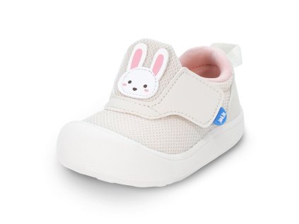 Prodyšné tenisky Jan and Jul Mini Flyer - Cream Bunny
