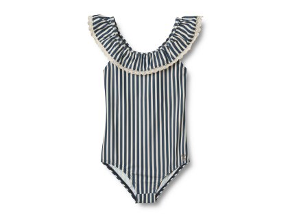 UV jednodílné plavky Wheat Doris - Blue Stripe