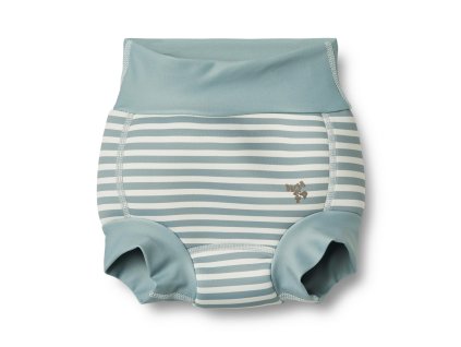 Neoprenové UV plavecké kalhotky Wheat Anker - Rainy Waves Stripe