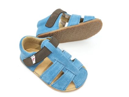 Barefoot letní sandálky Ef - Blue