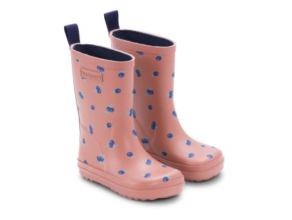 Barefoot vysoké holínky Bundgaard - Blush Berry