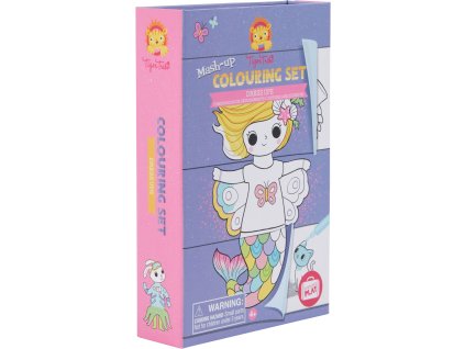 Omalovánky Tiger Tribe Mash-up Colouring Set - Dress Ups