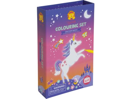 Omalovánky Tiger Tribe Colouring Set - Unicorn Magic