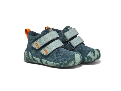 Celoroční kožené barefoot boty Affenzahn Prewalker Talky - Bunny