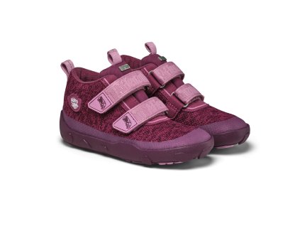 Barefoot celoroční boty s membránou Affenzahn Low Boot Knit - Otter