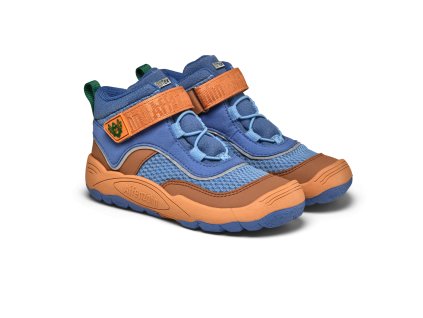 Barefoot boty s membránou Affenzahn Low Boot Vegan Explory - Bird of Paradise