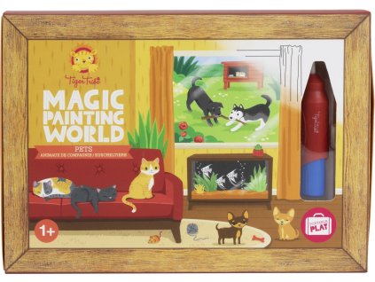 Magické omalovánky Tiger Tribe Magic Painting World - Pets